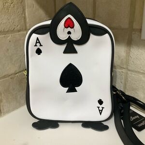 Loungefly Disney Alice in Wonderland Ace of Spades Crossbody Bag